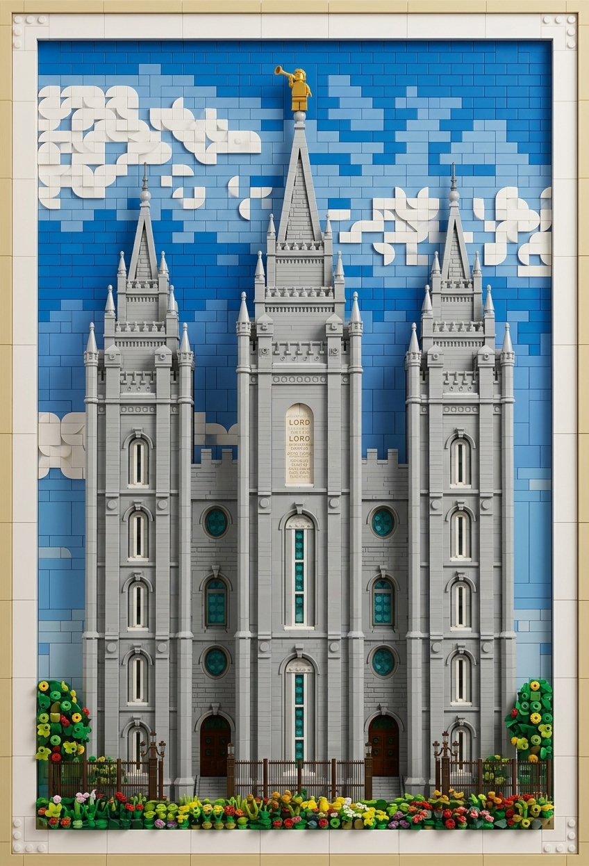 Temple Sky Relief